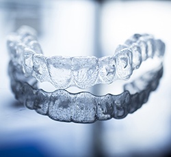 Clear Invisalign tray